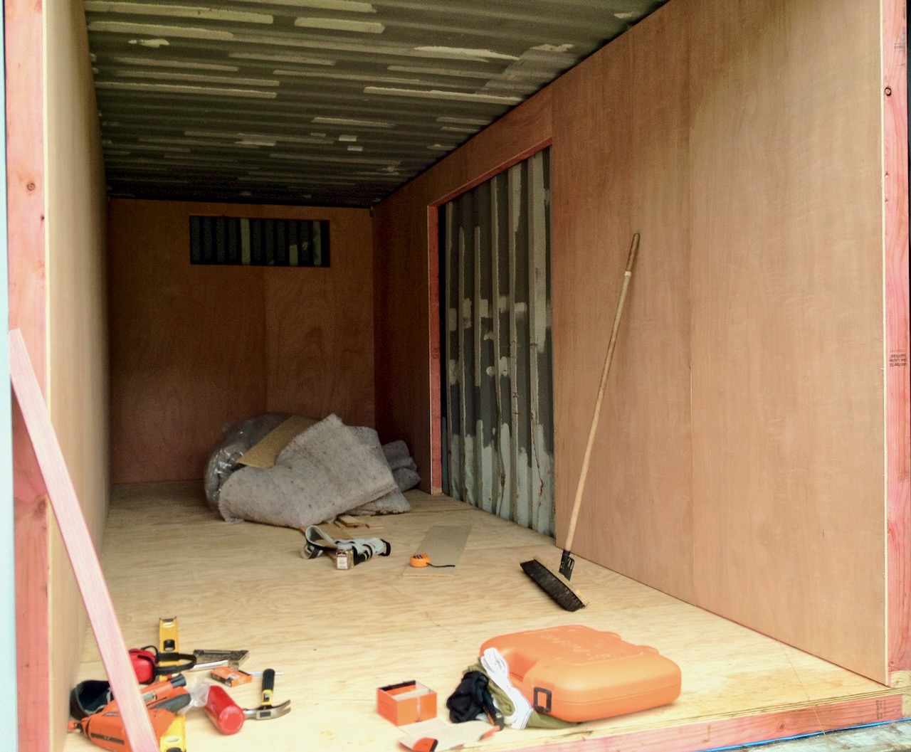Building a Cabin from a Shipping Container