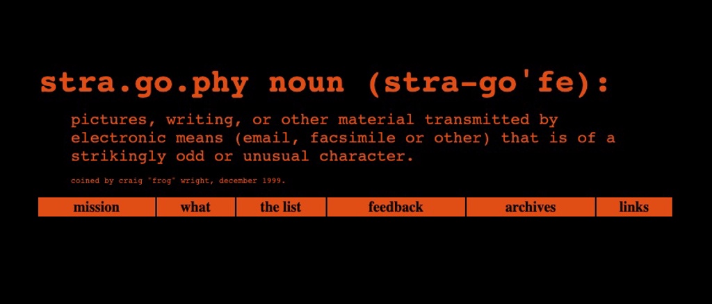 Stragophy Mailing List Stragophy Mailing List